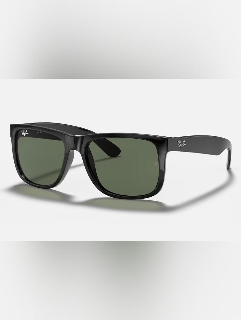 Ray-Ban Justin Polarized Black Sunglasses – Dark Green Lenses